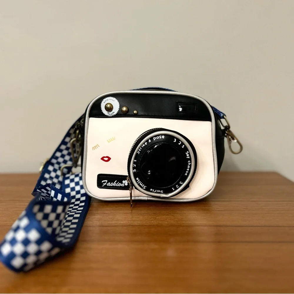 Black and White Camera Bag